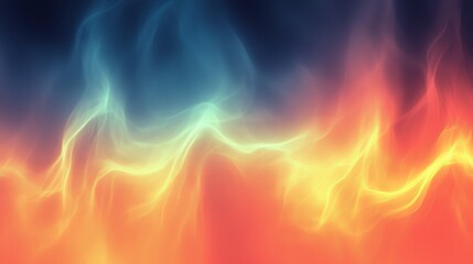 Neutral colors and grainy noise texture on gradient background.