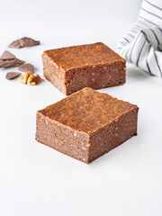 Cake isolated white background.