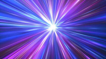 Obraz premium Abstract Light Speed Lines Burst