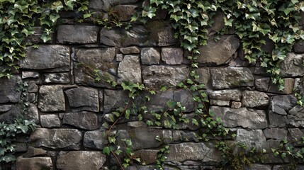 stone wall weathered by time evoking strength resilience and the enduring beauty of nature s elements Symbolizing stability and history