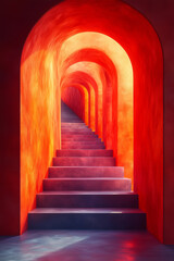 Minimalism and abstraction: clean lines and pastel shades