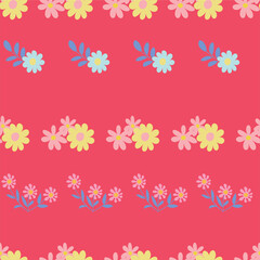 Vector Floral Seamless Pattern