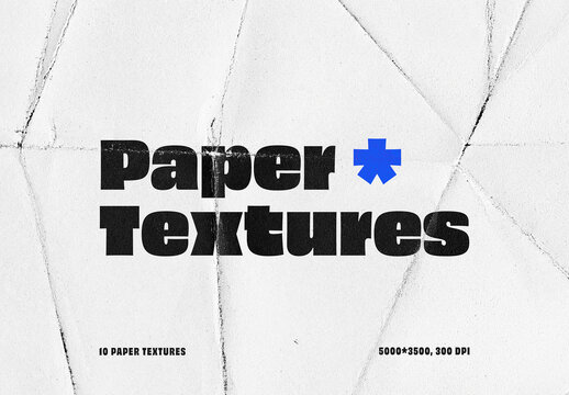 Aged Crumpled Paper Textures
