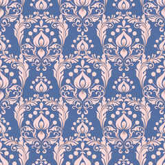 Seamless damask pattern with a classic floral design.African embroidery patterns, paisley, boho, floral ikat, ethnic floral designs, ikat sari, ikat patterns and ethnic patterns.