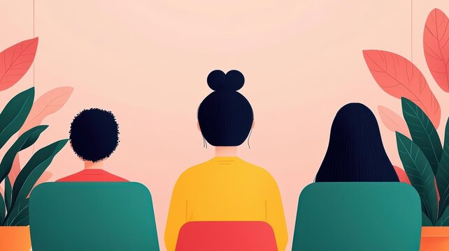 Parents and child receiving professional consultation in a homey office, focused on health and well-being, fostering a supportive family environment