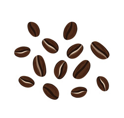 coffee beans vector illustration