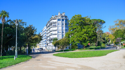 Chemin sortant du parc Beaumont menant au boulevard des pyrénées, Pau