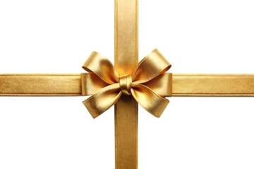 gold ribbon bow
