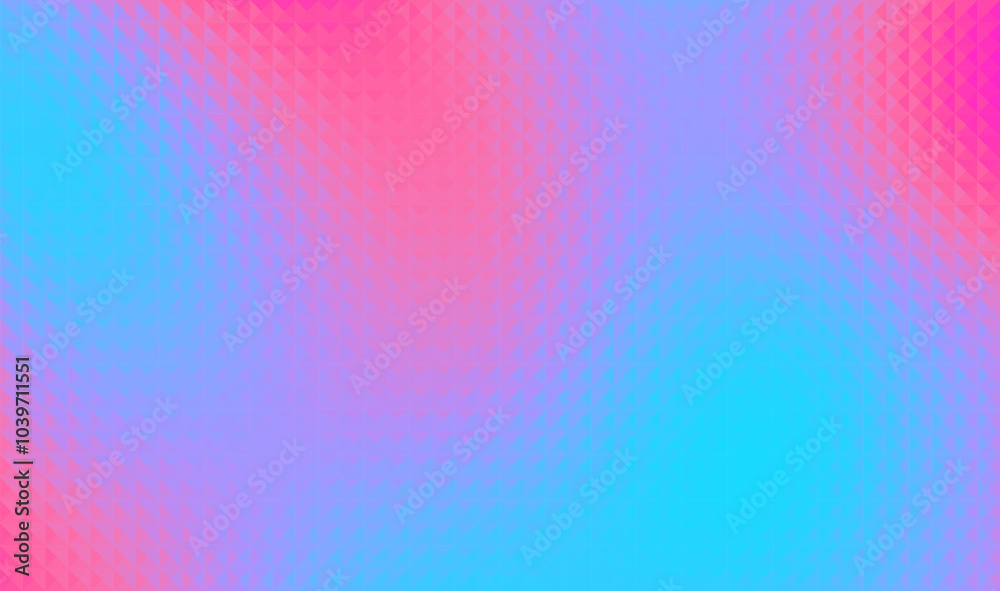 Aufkleber Hexagonal polygonal abstract background. Colorful triangle gradient design. Low poly triangles shape banner. Vector illustration.