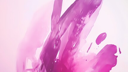 Fototapeta premium Abstract Pink Watercolor Background Fluid Art Design