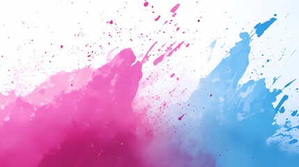 Obraz premium Abstract Pink Blue Splatter Background