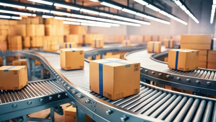 Efficient logistics management optimizing supply chain processes with automated packaging systems in modern warehousing