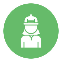 Female Engineer Icon