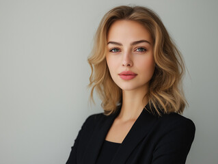 Obraz premium Portret biznesowy - piękna kobieta - kierownik, dyrektor, manager