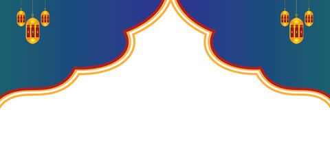 islamic background vector