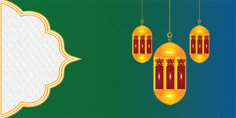 islamic background vector