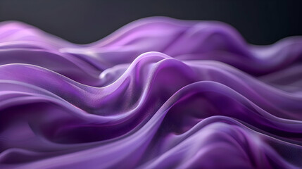 Fototapeta premium Purple Abstract 3D Wavy Background