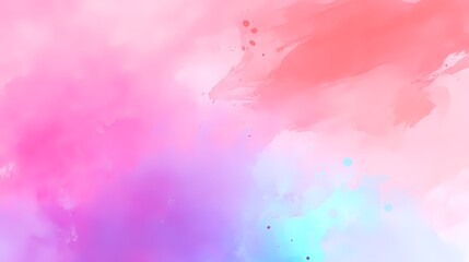 Obraz premium Abstract Watercolor Background with Pink Blue and Purple Hues