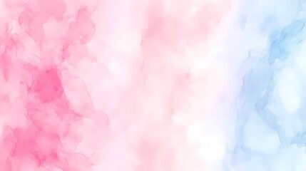 Fototapeta premium Abstract Pink Blue Watercolor Background Texture