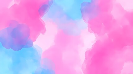 Abstract Watercolor Background with Pink and Blue Colors