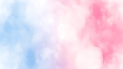 Abstract Pink and Blue Cloud Background