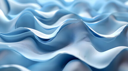 Obraz premium Abstract Blue Wave Background Illustration