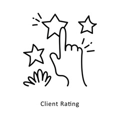 Client rating isometric stock illustration. EPS File stock illustration