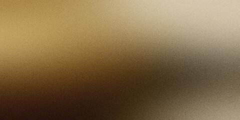 grainy noise grunge texture,  gradient background, dark grey brown, glowing yellow shade,  golden light. wallpaper, banner, poster decoration 