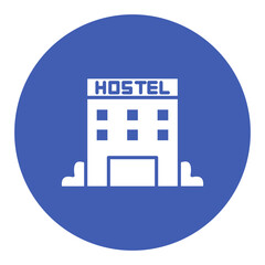 Fototapeta premium Hostel Icon
