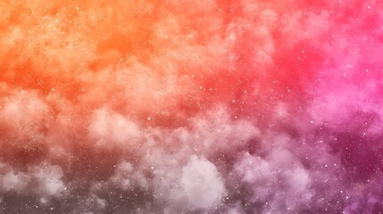 Fototapeta premium Abstract Watercolor Galaxy Background with Stars