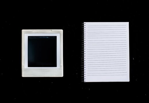 photo frame and notebook shet