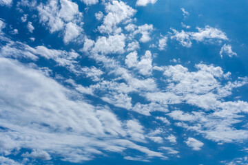 Fototapeta premium 秋の空と雲030