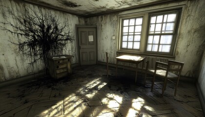 A Health Hazard in Your Home: Large Mildew Stains Discovered on Apartment Wall