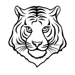 Obraz premium he majestic Bengal tiger, known for its striking orange coat with bold black stripes, is one of the most iconic wild animals in the world. As the largest species of big cats, tigers are powerful human