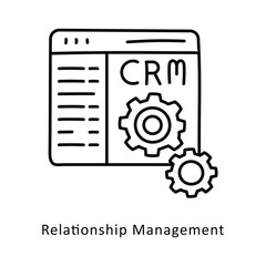 Relationship Management isometric stock illustration. EPS File stock illustration