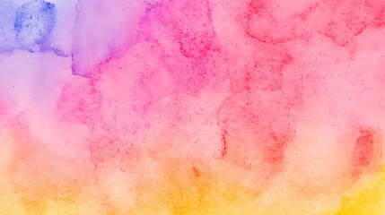 Fototapeta premium Abstract Watercolor Background with Blue Pink Red and Yellow Colors