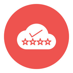 Cloud Rating Icon