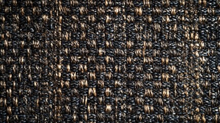 Fototapeta premium Rough weave fabric texture with coarse, natural fibers, showing an uneven yet strong weave pattern for rustic textiles