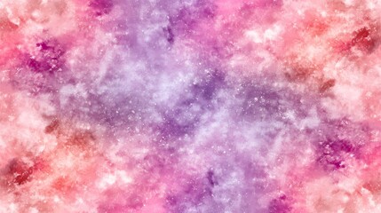 Fototapeta premium Abstract Pink Purple Watercolor Galaxy Background Texture