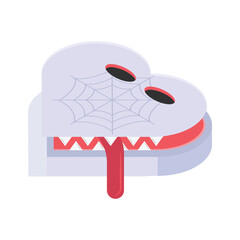 Get this amazing icon of halloween gift in modern style