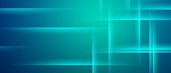 Blue teal glowing grids abstract background