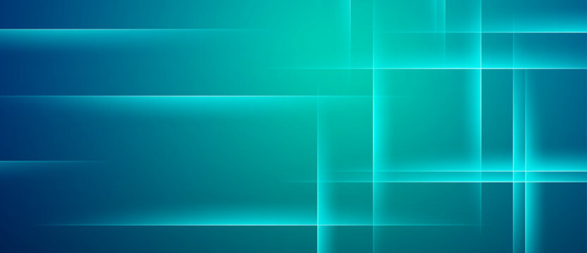 Blue teal glowing grids abstract background