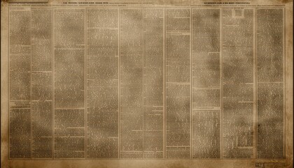 Fototapeta premium Abstract background combining newspaper headlines and text creates a unique look for any project