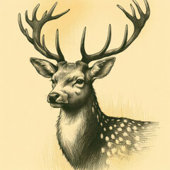 deer with antlers