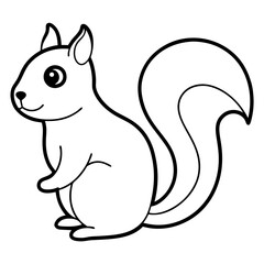 illustration of squirrel 
