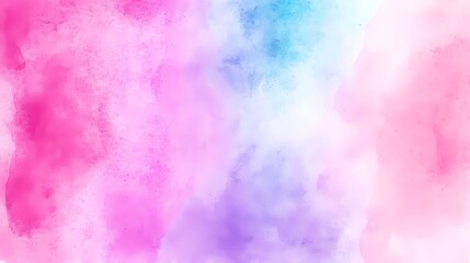 Fototapeta premium Abstract Watercolor Background with Pink Purple and Blue Colors