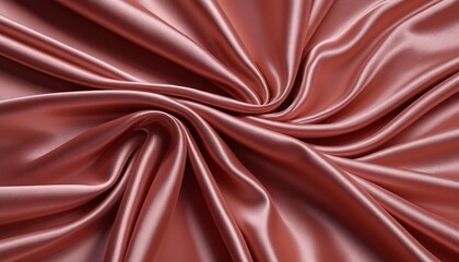 Fototapeta premium A glossy satin material draped gracefully, reflecting light beautifully and showcasing its smooth finish, ideal for evening wear, Generative AI