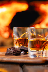 glass of whiskey