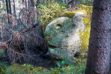 Beautiful Rocks in a natural park somewhere in Poland.