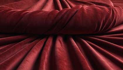 A textured velvet fabric luxuriously piled, displaying deep colors and a soft touch, ideal for upholstery, Generative AI
